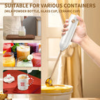 Kitchen Powerful Stirrer Milk Frother Handheld Foam Maker for Lattes,Whisk Drink Mixer for Coffee Electric Egg Beater