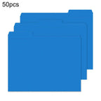 50Pcs Manila File Folders Standard Letter Size File Folders Business Document Organizers Home Office Organization School Supply