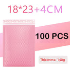 100/1 PCS Pink Poly Bubble Mailers Padded Envelopes Self Seal Padded Envelopes Gift Bags Packaging Envelope School Supplies
