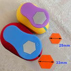 Hexagon Punch Paper Cutter Crafts Scrapbook Embossing Device Hole Punches Cortador De Papel