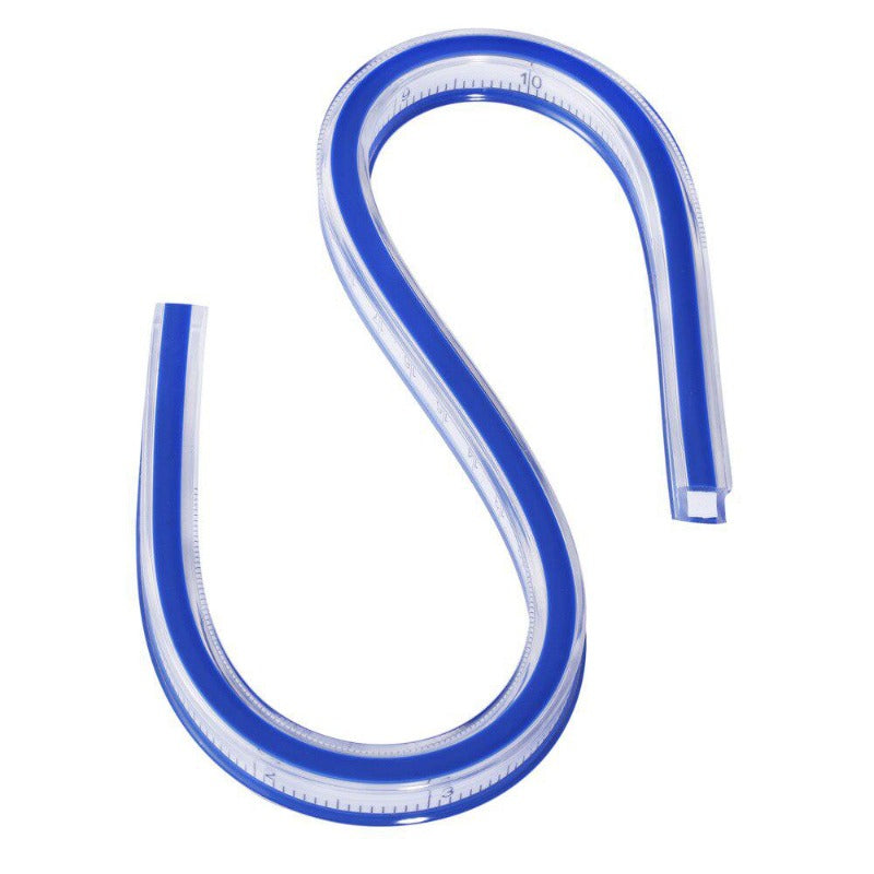 Flexible Curve Ruler Drafting Drawing Tool Plastic Sewing French Curve Drafting Rulers 30cm 40cm 50cm Sewing Accessories
