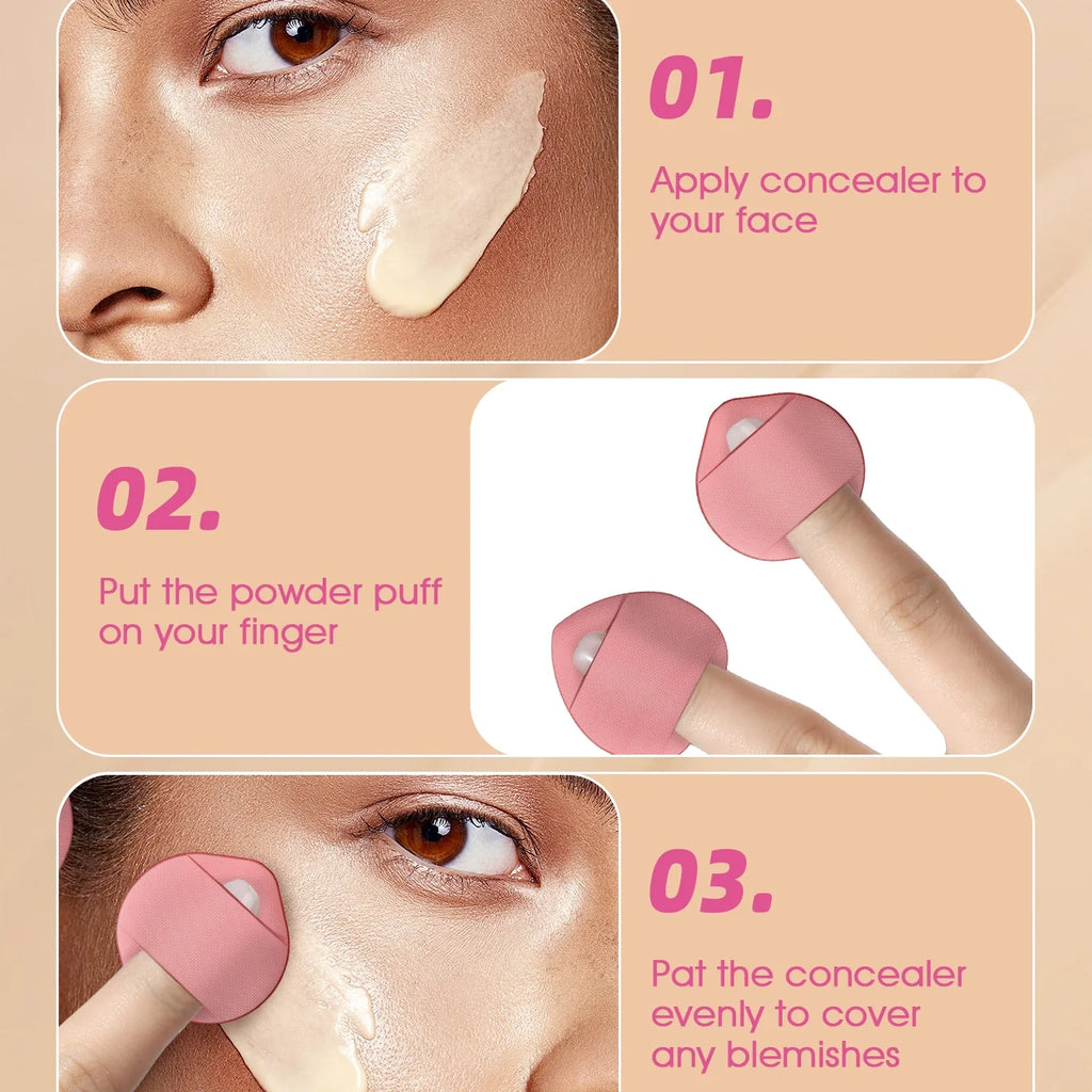 16PCS Pink Makeup Sponge & Powder Puff Set, Dry & Wet Use Foundation Blender, Latex-Free Beauty Tools with Storage Jar for Daily Makeup