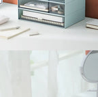 Desk Storage Drawers Desk Document Sundries Holder Cosmetic Desktop Organizer Box Cabinet Home Office Stationery Stackable Box