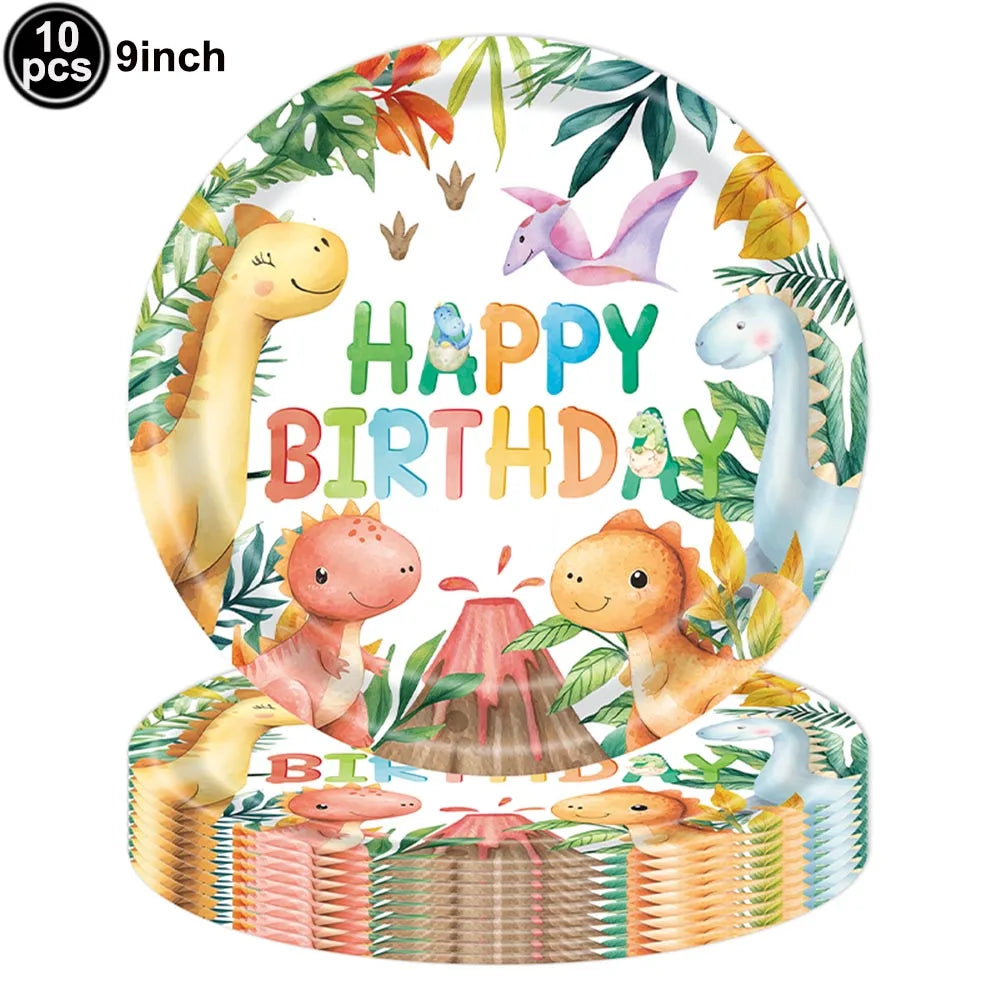 Dinosaur Plastic Tablecloth Dinosaur Birthday Party Table Covers Boy Birthday Baby Shower Party Decorations Supplies Picnic