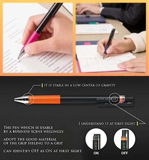 Pilot Juice Up 0.4mm Retractable Gel Ink Pen ST Nib Black Pen Quick-drying Smooth DIY Hand Account LJP-20S4 School Stationary