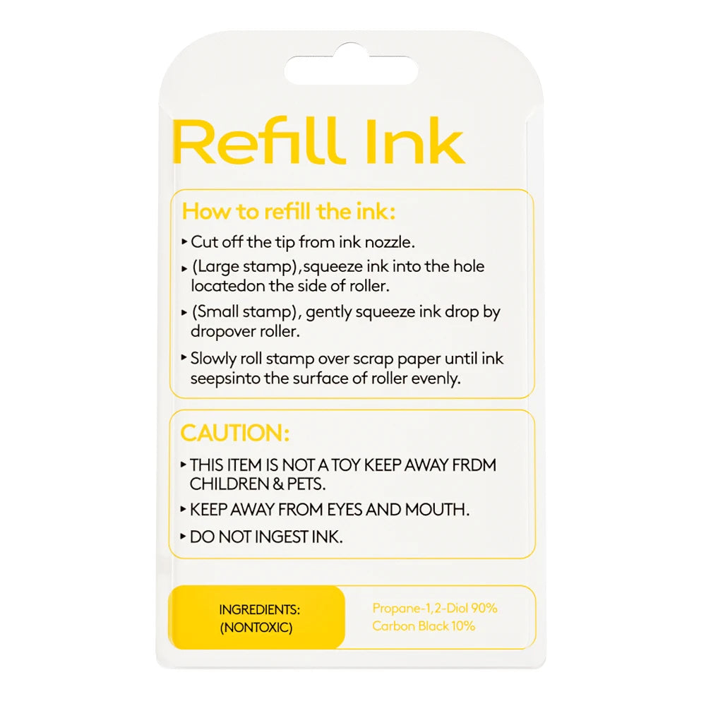 Wide roller seal identity theft seal replenisher is very suitable for privacy protection seal ink security seal replenisher
