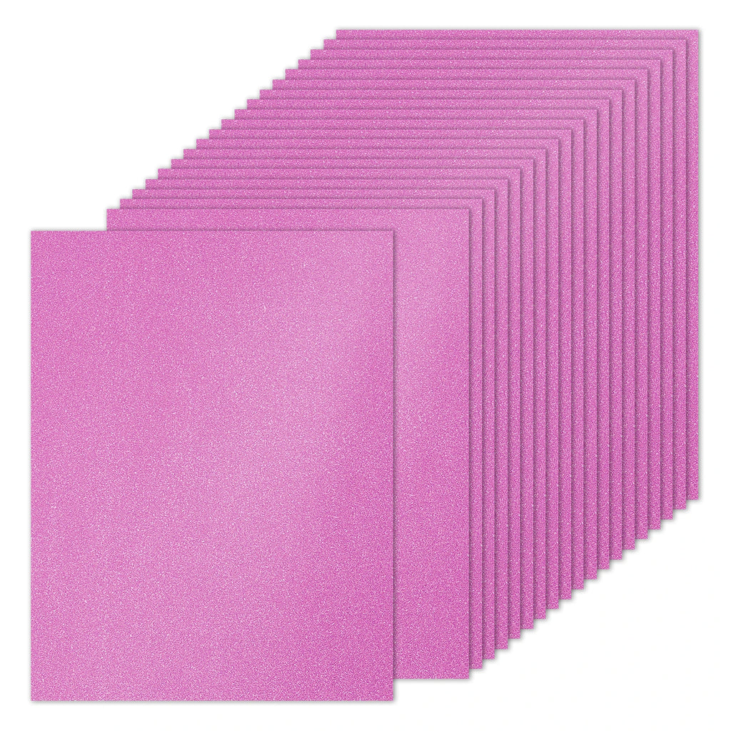 20 Sheets 250gsm Glitter Cardstock Paper Rectangle Premium Sparkly Paper Craft Cardstock Paper for Scrapbook Cards DIY Party Art