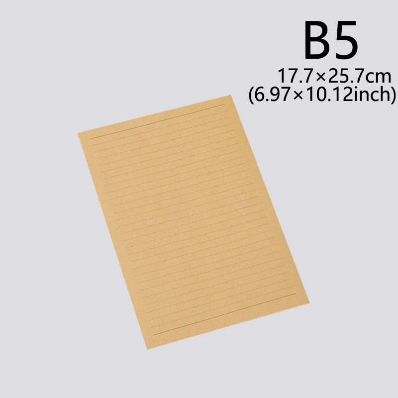 Retro Letter Writing Paper Set 10 Horizontal Blank Paper Suitable for  Invitation  and  Greetings  Classic Style  Writing  Paper