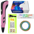 3d Pen for kids Creatived Toy DIY 3D Printing Pen Type-C Rechargeable 3D Pens Set with 200M PLA Filament for Children Gift