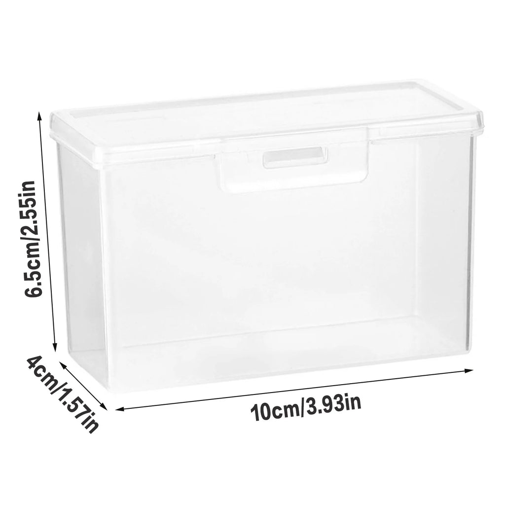 Playing Deck Card Storage Box High Capacity Playing Card Case Plastic Card Boxes for Trading Card Games Card Collector