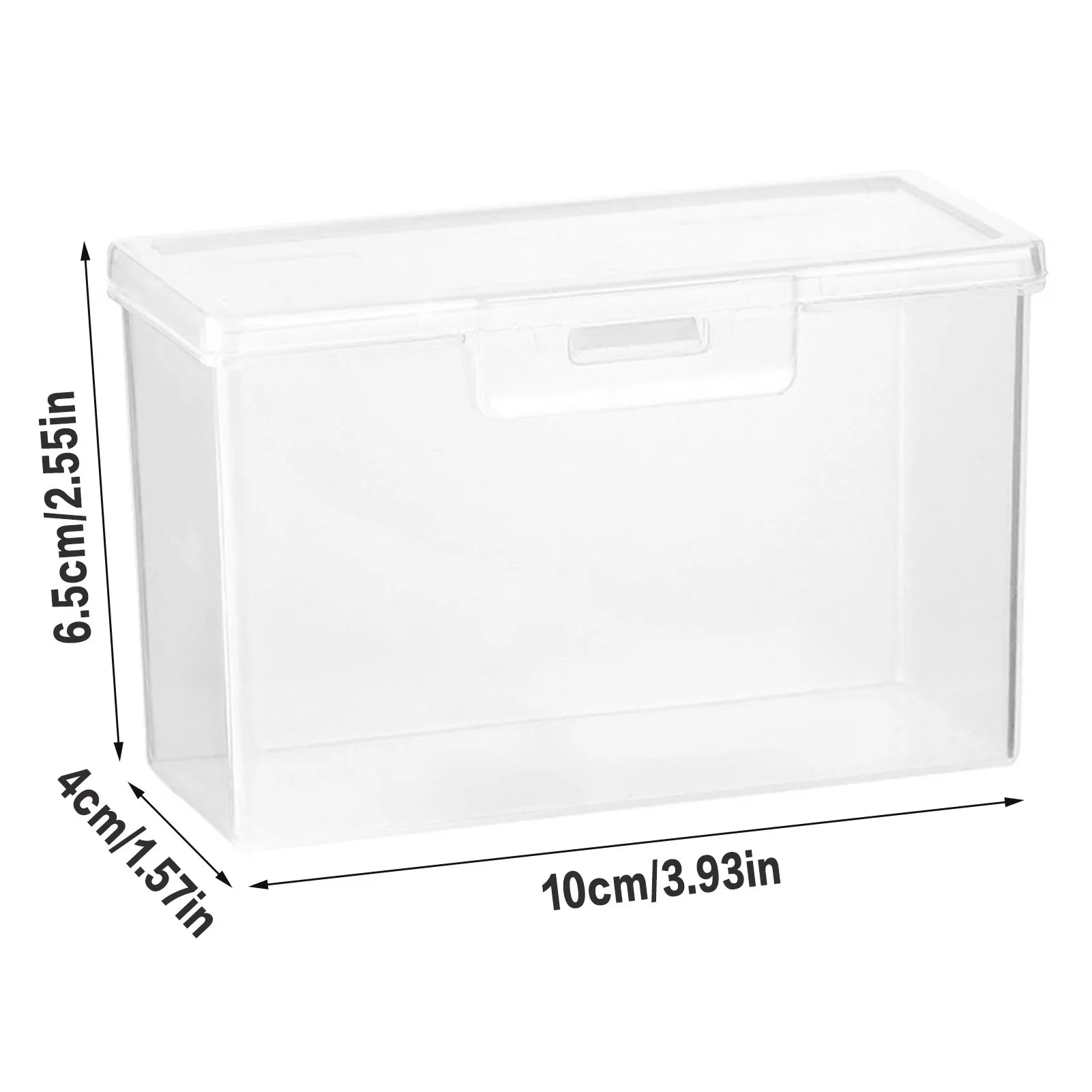 Playing Deck Card Storage Box High Capacity Playing Card Case Plastic Card Boxes for Trading Card Games Card Collector