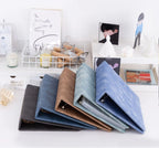 A5 3 Ring PU Leather Binder Kpop Photo Album Refill Pocket 1/2/4/6 3 Inch Photocard Sleeves PVC Free Postcard Collect Book Retro