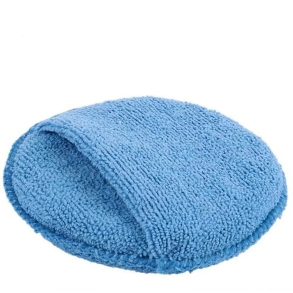 Car Detailing Applicator Pads Car Care Waxing Polish Sponges Soft Microfiber Round Pocket Foam Sponges Car Cleaning Tools 5"