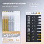 105Color Hand Account Gel Pen Languo Morandi Retro Pen Large-Capacity Color Handbook Pen For Student Painting Graffiti Writting
