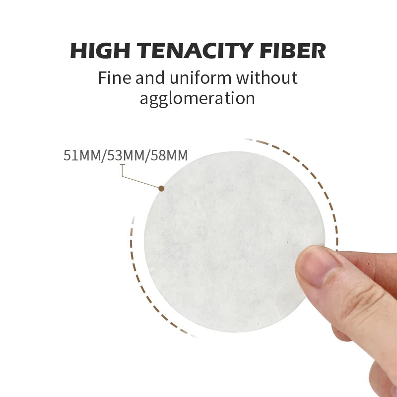 Coffee Filter Paper 51mm 53mm 58mm Round Disposable Secondary Water Filter Papers Espresso Portafilter Accessories Barista Tools