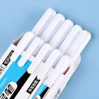 5/10PCS/Set 0.7mm 20mm Long Nib White Marker Pens Multi-Purpose Deep Hole Quick-drying Carpenter Oily Pen for Bathroom Wood