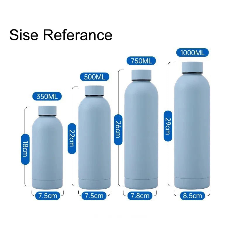 Custom Logo Thermos Large Vacuum Flask Stainless Steel Portable Thermos Bottle Outdoor Sports Water Bottle Travel Mug 500/750ml