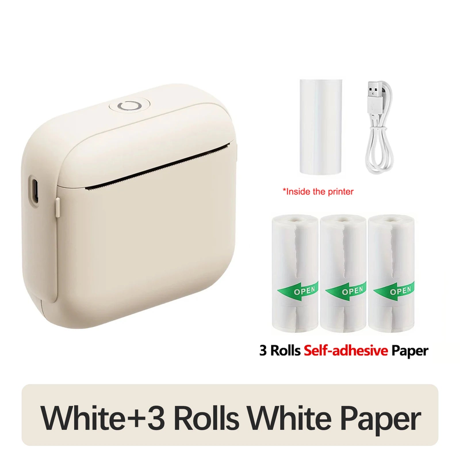X6 Mini Portable Printer Wireless Bluetooth Thermal Printer For Photo Label Notes Memo List Printing Tag Sticker Printer As Gift