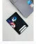 Personalized Leather ID Card Holder Superhero Mask Design Perfect Gift Travel Wallet ID Cover Trendy Youth