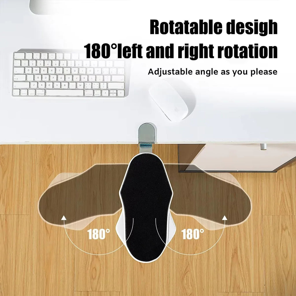 Foldable Ergonomic Computer Desk Arm Rest Pad Wrist Rest Support For Keyboard Armrest Extender Rotating Mouse Pad Holder Rack