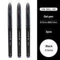 3/6pcs Japan Uniball Gel Pen AIR Straight Liquid Signature Pen UBA-188 Black Technology 0.5/0.7mm Free Writing School Supplies