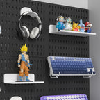 Gaming Gear Pegboard: Wall-Mounted, No-Punch, Study/Gaming Room – Figure Storage & Decor. Abundant Parts, Free Mix