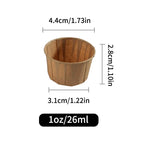 100pcs Disposable Paper Medicine Cups 0.75/1/2.5oz Mini Paper Cup for Medication Pills Distribution Food Tasting Cups Sauce Cups