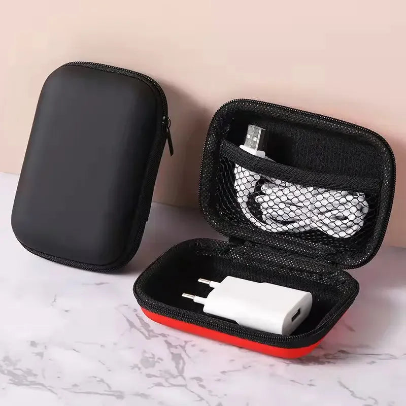 1-20PCS Headphone Organizer Portable Travel Cable Organizer Data Cable Organizer Bag Zipper Bag Electronics Organizer Bag