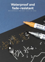 1/3/6/12 Colors Permanent Paint Marker White/Gold/silver Markers for Car Tire Tread Rubber Fabric Paint Metal Paint Marker Pens
