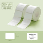 Niimbot B1 Portable Printer White Sticker 2/3/4/5Rolls Waterproof Paper Adhesive Label Printer Residential &Commercial For B21