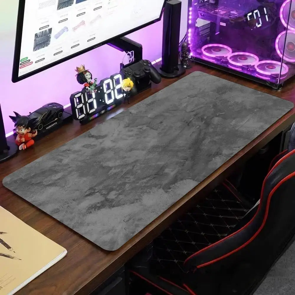 Grey series Mouse Pad Large Computer Office Game Table Mats XXL Rubber Anti-slip Gaming Keyboard Mousepads Long Desk Pads