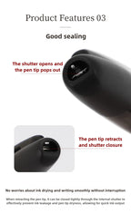 JINHAO 20 Press Fountain Pen Retractable EF/F Nib Plastic With Clip School Supplies PK 10 A1 Stationery Writing Ink Converter