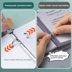 Multifunctional PP Storage Booklet Loose Leaf A4/A5/B5 Binder Family ID Storage Bag Dustproof Photo Album School