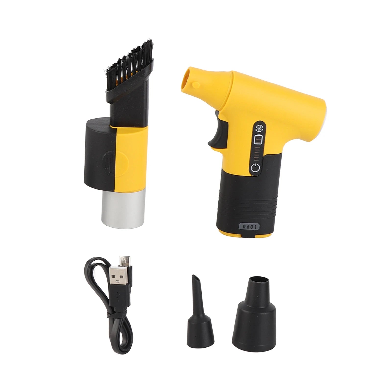 130000RPM Mini Turbo Fan Blowing and Suction Dual-purpose Dust Removal Jet Dry Blower Portable Handheld Comp Electric Air Duster