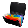 Portable Receipt Folder Accordion Folder A6 Size Expandable File Wallet for Ideal for School Student Office Business Sta