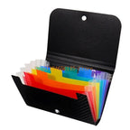 Portable Receipt Folder Accordion Folder A6 Size Expandable File Wallet for Ideal for School Student Office Business Sta