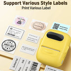 Marklife P50 Thermal Label Printer Mini Bluetooth Self-Adhesive Sticker Printer for School Office Kitchen To Tag Price Machine