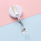 Retractable Steel Cord Pull Reel Keychains Spring Buckle Clasp Wire Rope Key Ring Recoil ID Card Holder Key Chain Multiple Tools