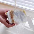 30/5pcs Magic Cleaning Sponges Double-sided Reusable Kitchen Sponge Wipes Pan Pot Dishwashing Scouring Pads Brush Clean Tools