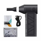 130000RPM Dust Blower Violent Fan With LED Light Powerful Handheld Rechargeable  Blower Electric Air Duster 3 Speed 52 m/s