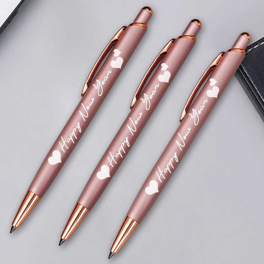 Personalized Luxury Ballpoint Pen Metal School Teacher Gift Supplies Stationery Office Writing Useful Lettering Cute 2025