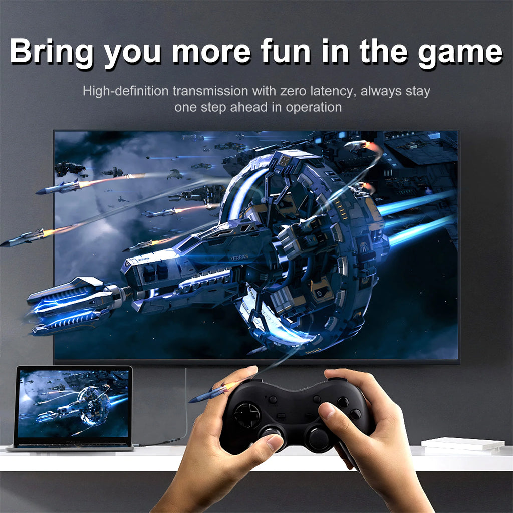 HDMI-compatible Extension Cable 1m 2m Male To Female 8K 60Hz 4K 120Hz HDMI2.1 Extender Cord Connector for PC TV Projector
