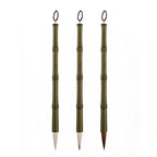 Oil Watercolor Chinese Calligraphy Brush Wood Oil Painting Art Paint Brush Wolf Hair Scriptures Writing Brush Drawing Tool