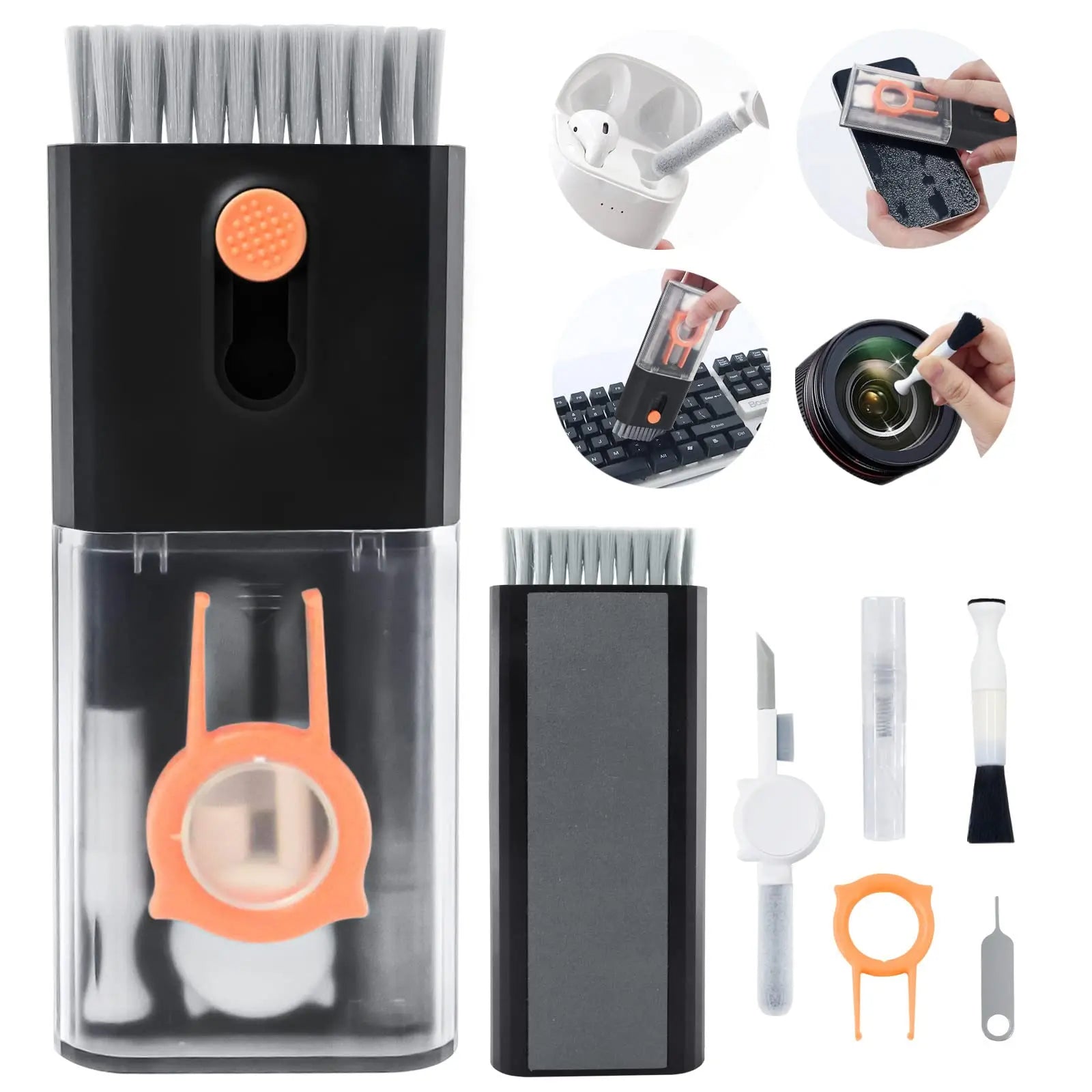22-in-1 Multi-Function Cleaning Kit  for iPhone AirPods iPad Digital  Camera  PC Keyboard Phone Screen Headphones Cleaning Tools