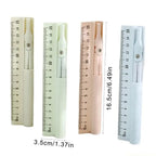 3 in 1 Drawing Ruler Tool Portable School Geometry Tool For Students