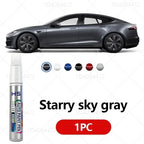 For Tesla Model 3 Y X S Scratch Removal and Wheel Hub Touch Up Pen Paint Clear Coat To Enhance Gloss Pearl White Deepsea Blue