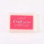 Ink Pad Ink Stamp Pad for DIY Craft Rubber Self Inking Roller Stamps Stationery Album for Scrapbooking Paper Decoration