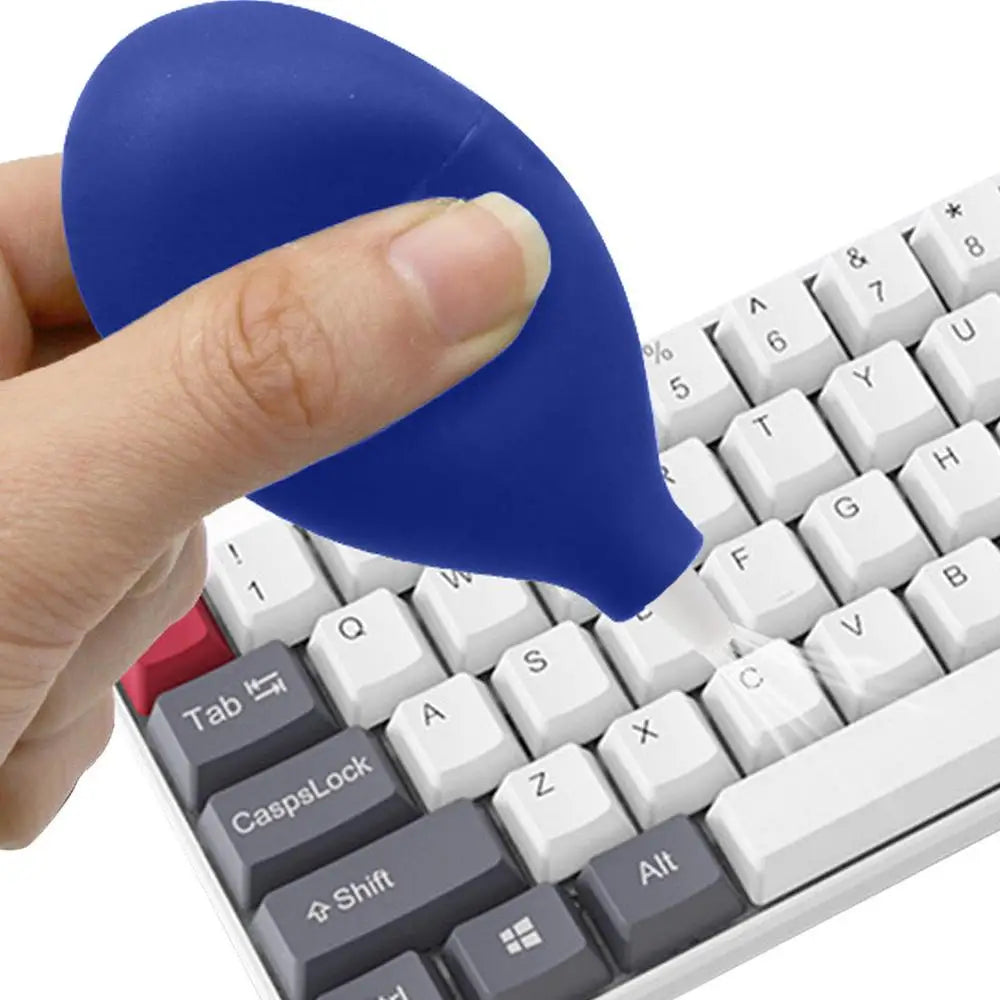 Compressed Air Duster Hand Held Keyboard Blower Strong Wind Oval Air PC Cleaner Accurate Decontamination For Electronic Product