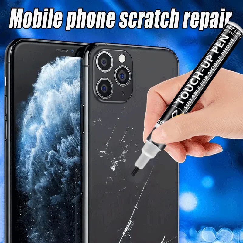 Black Touch-Up Paint Pen 20g - Scratch Remover for Mobile Phone, Camera, Black Surface Chipped Paint Repair Tool