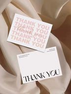 Custom Thank You Card Personalized Business Logo Design Print Wedding Invitation Photo Postcard Happy Birthday Gift Decoration